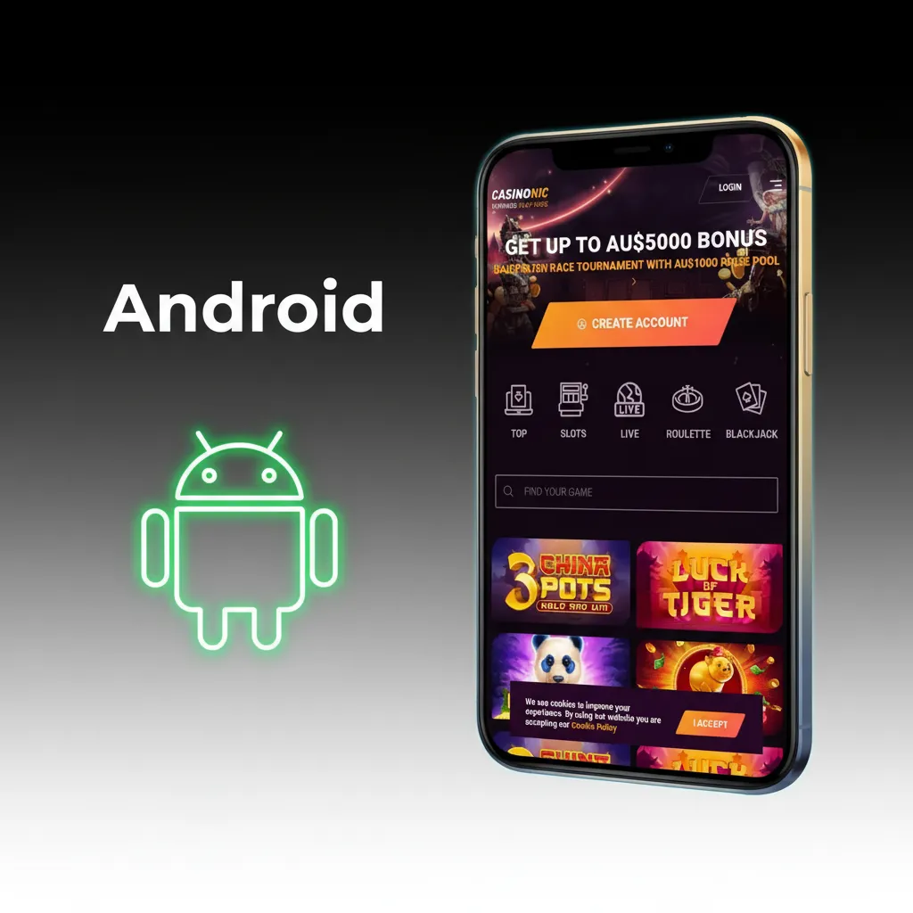 Android app supports Android 8+, download APK, allow from this source, install, sign in, set biometrics; quick updates.