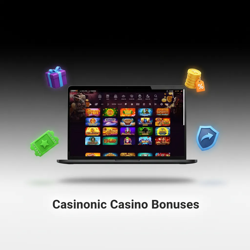 Casinonic bonuses: Weekly Reload, Tue Free Spins, Weekend Booster, HighRoller, Live Cashback, Drops & Wins, Game of the Week