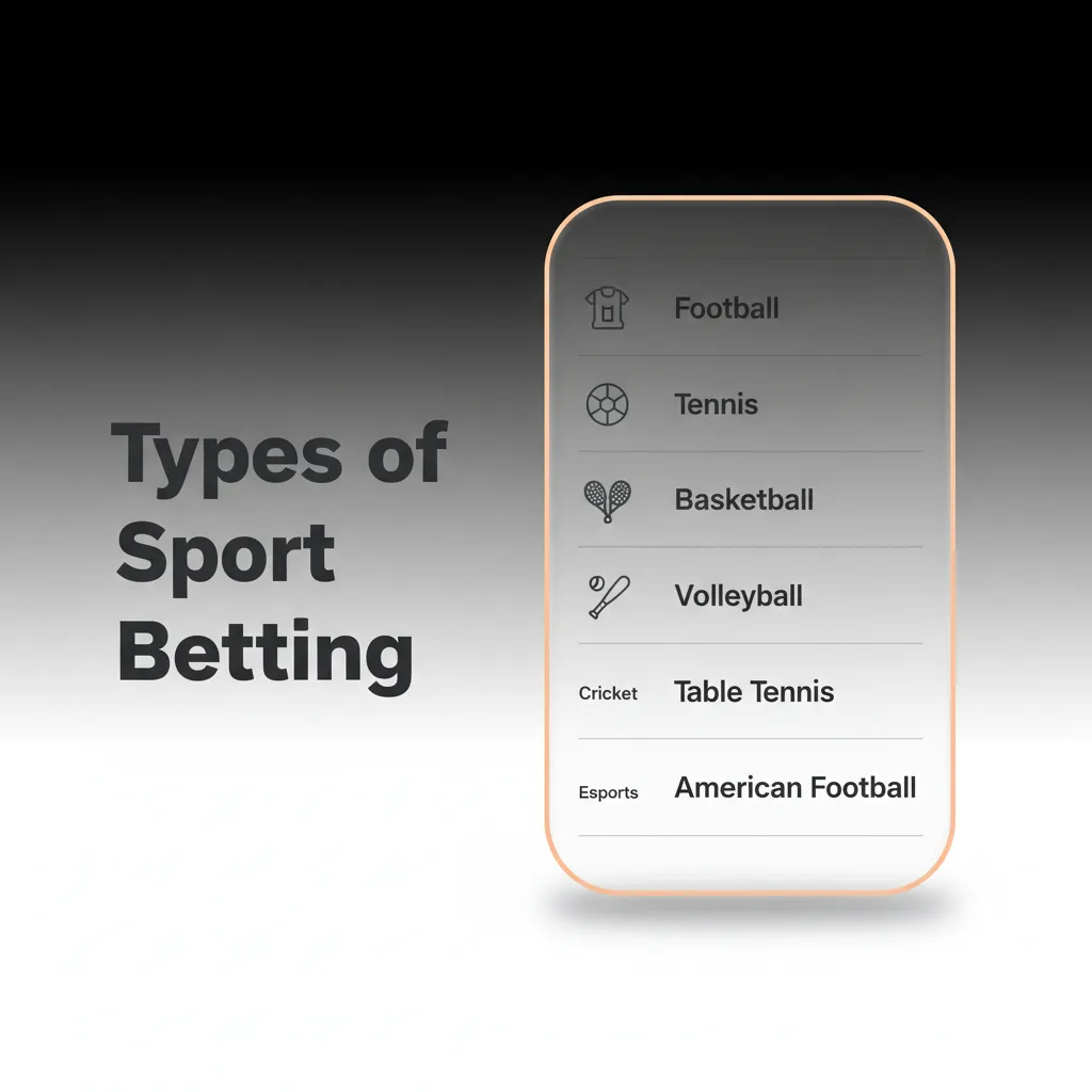 Sports betting types: pre-match and live markets for AFL, NRL, cricket, tennis, soccer, and horse racing; odds & futures.