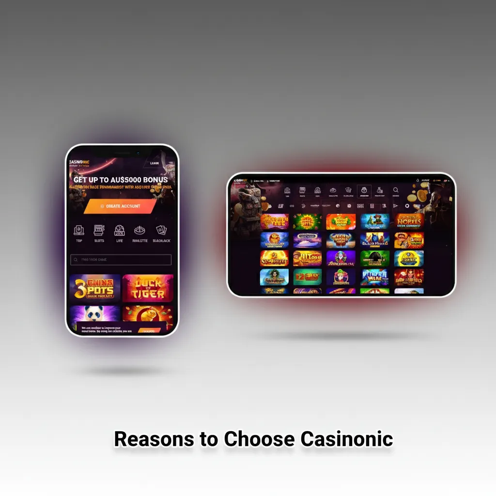 Casinonic highlights: sharp odds, fast payouts, Neosurf/cards, AFL/NRL/cricket, 2,000+ games, 24/7 support, mobile
