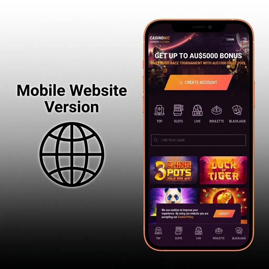 Mobile-optimized betting site with fast loading, touch controls, one-tap deposits, and live streaming on smartphones.