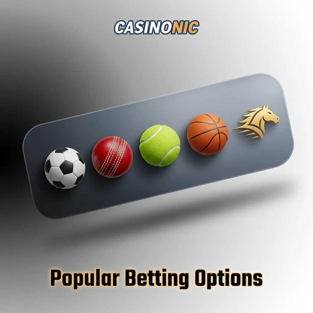 Casinonic betting options: multi live, line betting with handicaps, and prematch wagering on upcoming sports fixtures.