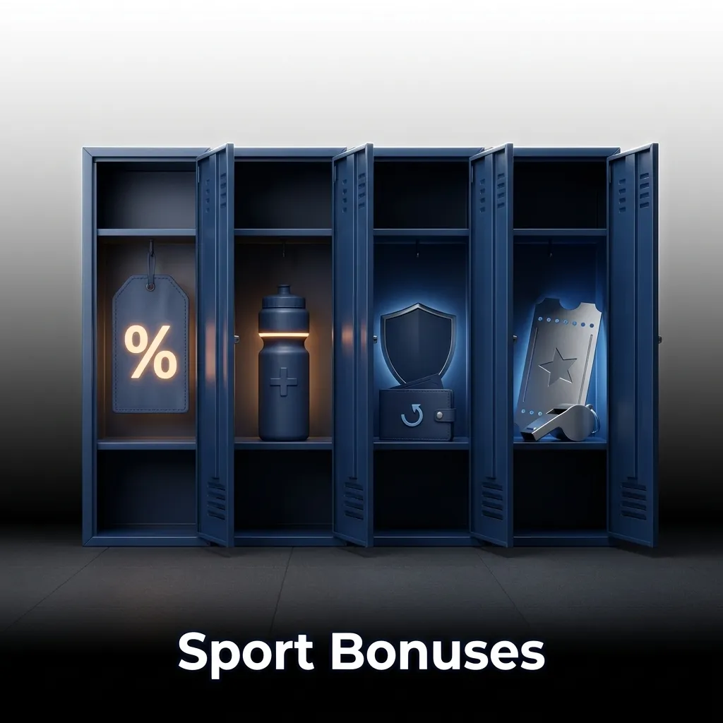 Sports betting promotional offers including welcome bonus, accumulator boost, bet insurance, and esports reload deals