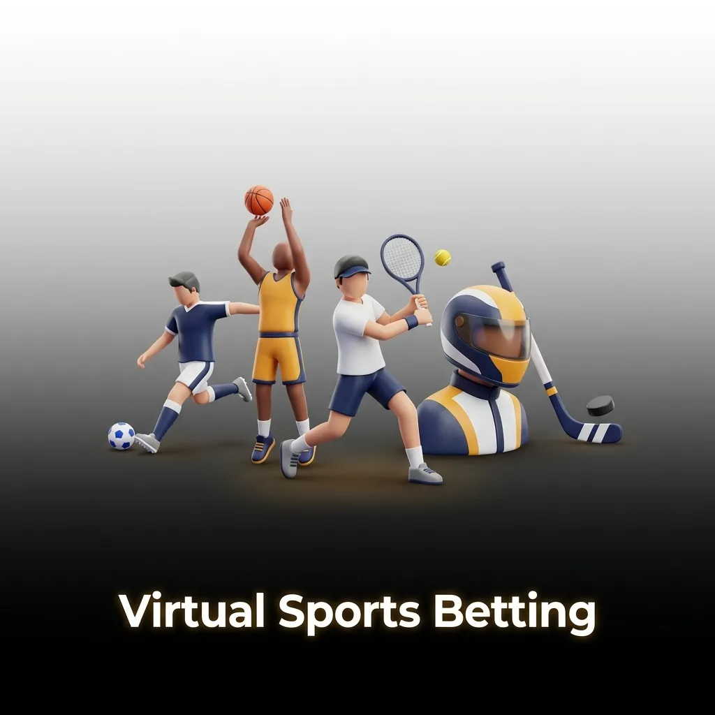 Virtual sports betting interface showing simulated football, horse racing, greyhound racing, and basketball matches