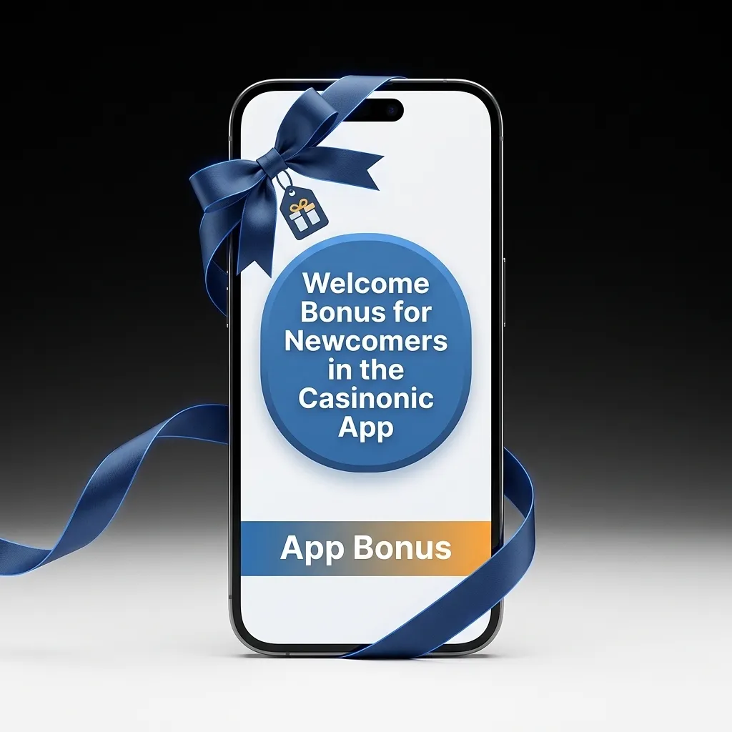 Casinonic app welcome bonus offering new users up to €300 for sports or €1200 plus 120 free spins for casino games.