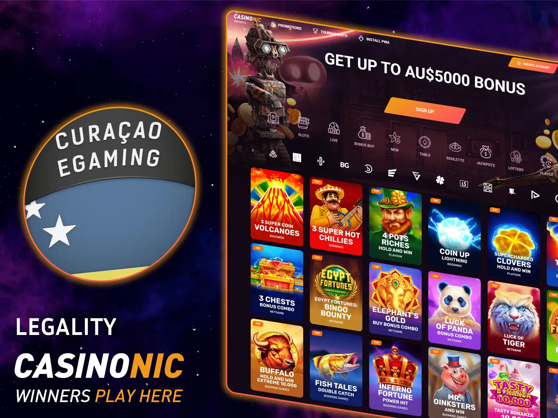 Find out if Casinonic Australia casino is legal for local players looking for a safe gaming environment.